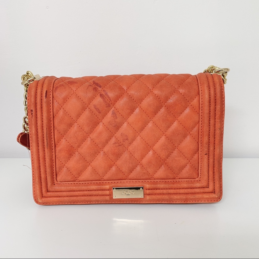 Bcbg orange purse/bag/crossboday/two way bag